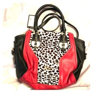 Snow leopard purse